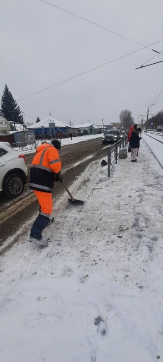    Улицы Барнаула очищают от снега. Источник: Администрация Барнаула