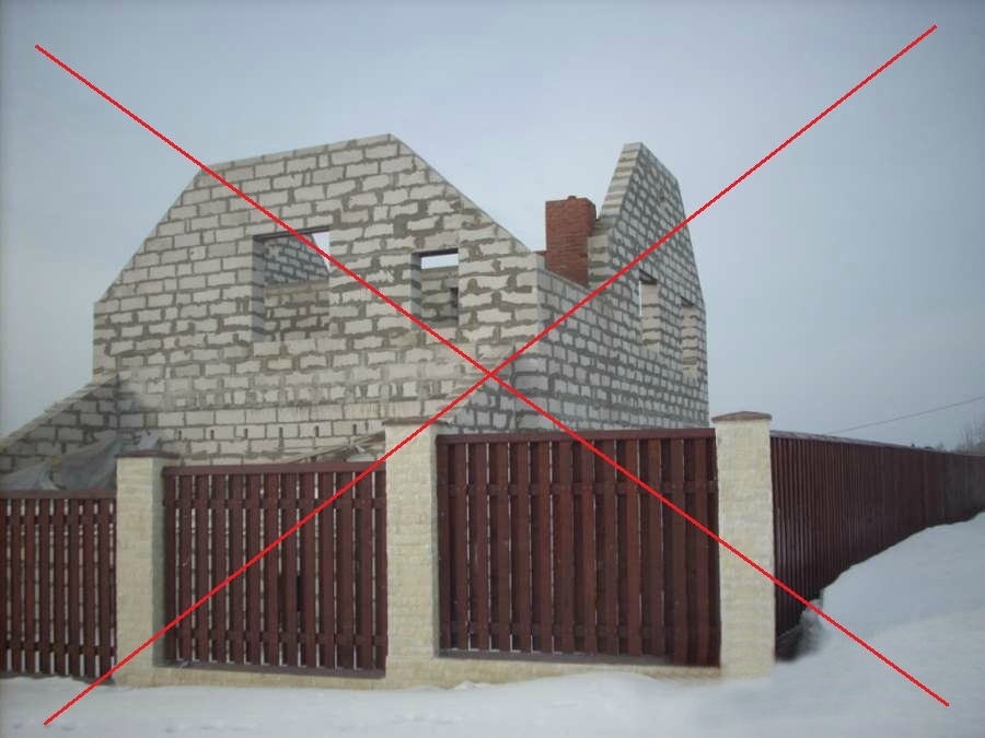 Подготовка недостроенного дома из газобетона к зиме: полное руководство