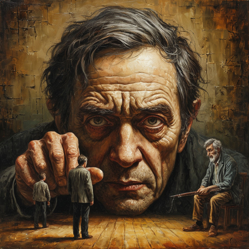 Абьюзер методично отрицает насилие, представляя себя оклеветанным и невинно страдающим