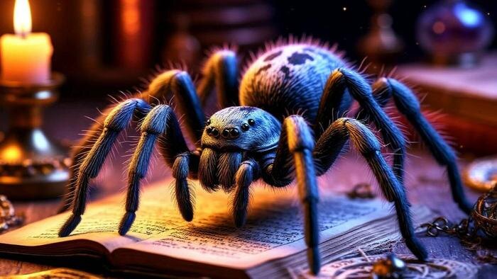 Первое правило клуба паукообразных — никому не рассказывать о клубе паукообразных. Фото © «Шедеврум»