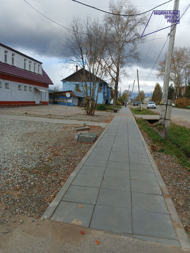    В центре Опарино преобразили пешеходную зону