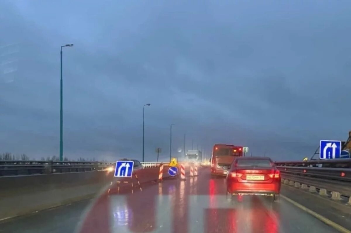    Пермяки жалуются на огромные пробки на Красавинском мосту