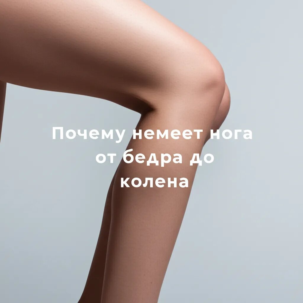    Почему немеет нога от бедра до колена Гиппократ Бальзамов