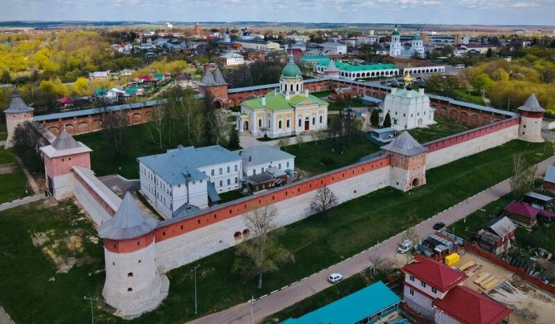 Современный вид Зарайского кремля.