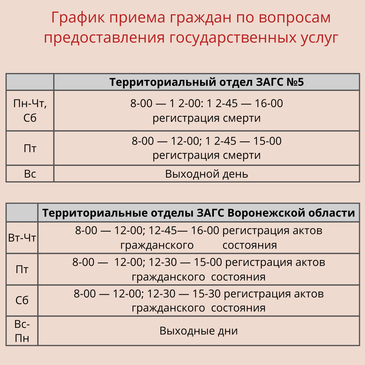      Фото: пресс-служба управления ЗАГС Воронежской области