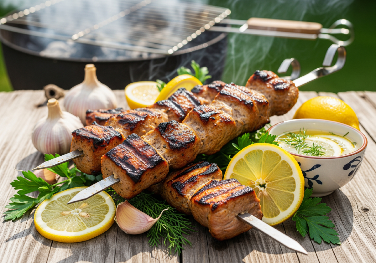 Лимонный маринад для шашлыка