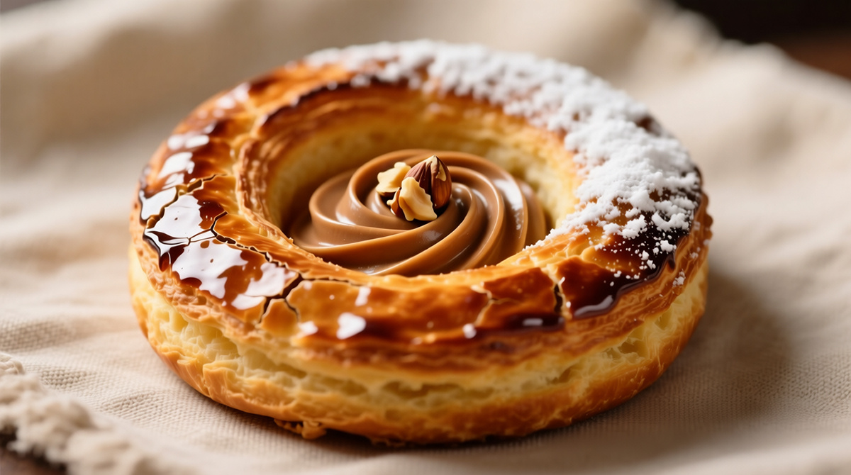 Пари-Брест с кремом из фундука