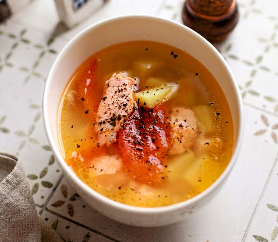 Уха от Дарьи Третьяковой @wellness_hedonism. Отличная идея – как раз для ноября! 