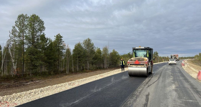    В Коми завершается строительный сезон на трассе Кожва – Чикшино