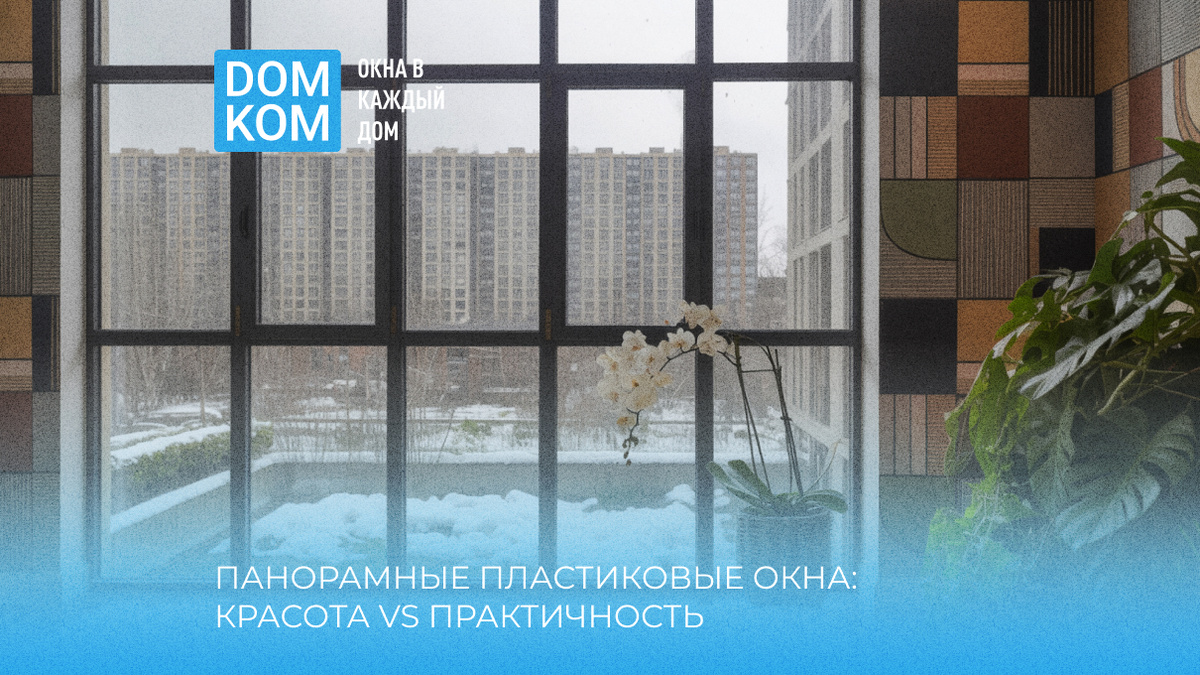 Панорамные пластиковые окна: красота vs практичность - преимущества и недостатки больших окон