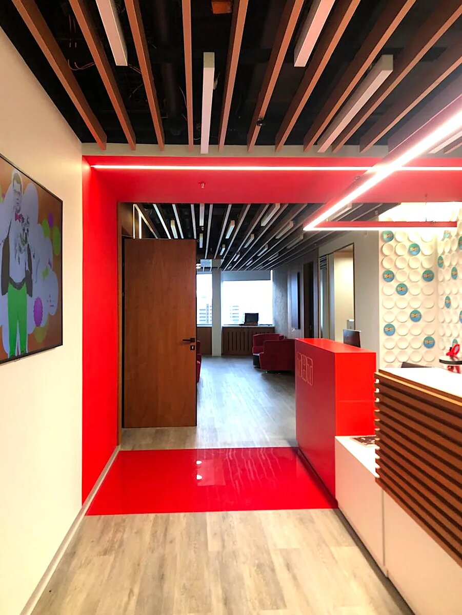 Бюро "ОфисПроект". Новый дизайн офиса ТНТ.