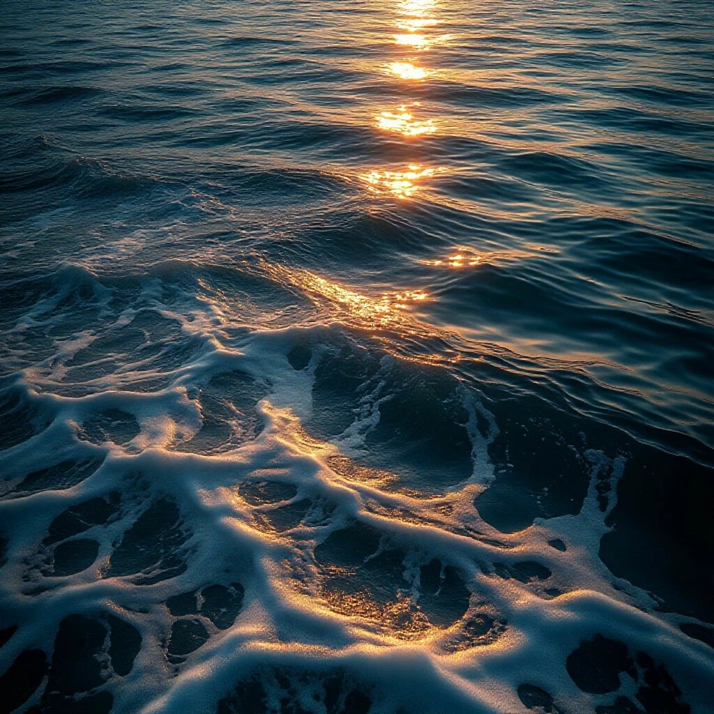 Чтение течений по поверхности воды