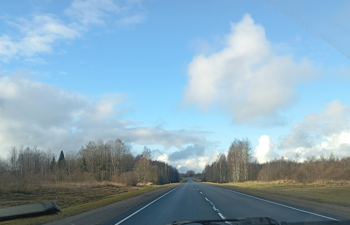 Фотография автора. Дорожный пейзаж: в Тверской области, на трассе Москва-Рига