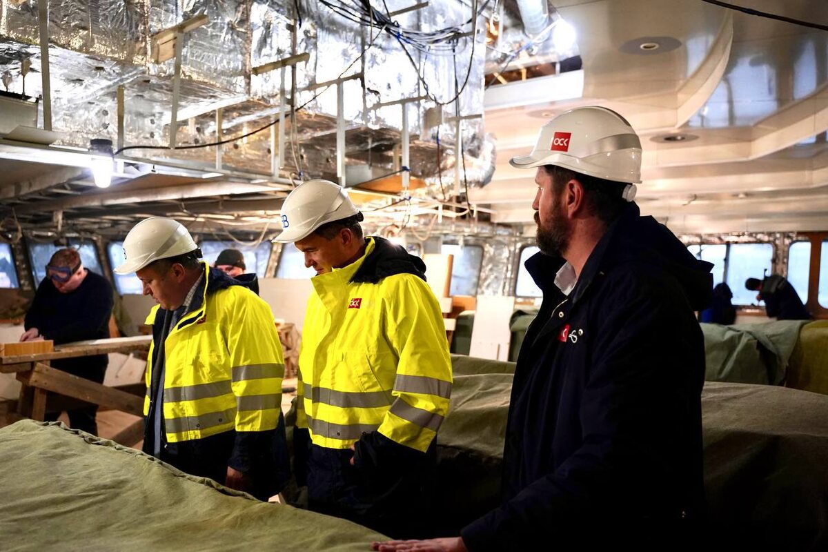 Траулер "Капитан Геллер" проекта 170701 готовят к ходовым испытаниям / Фото: "Северная верфь"  📷
