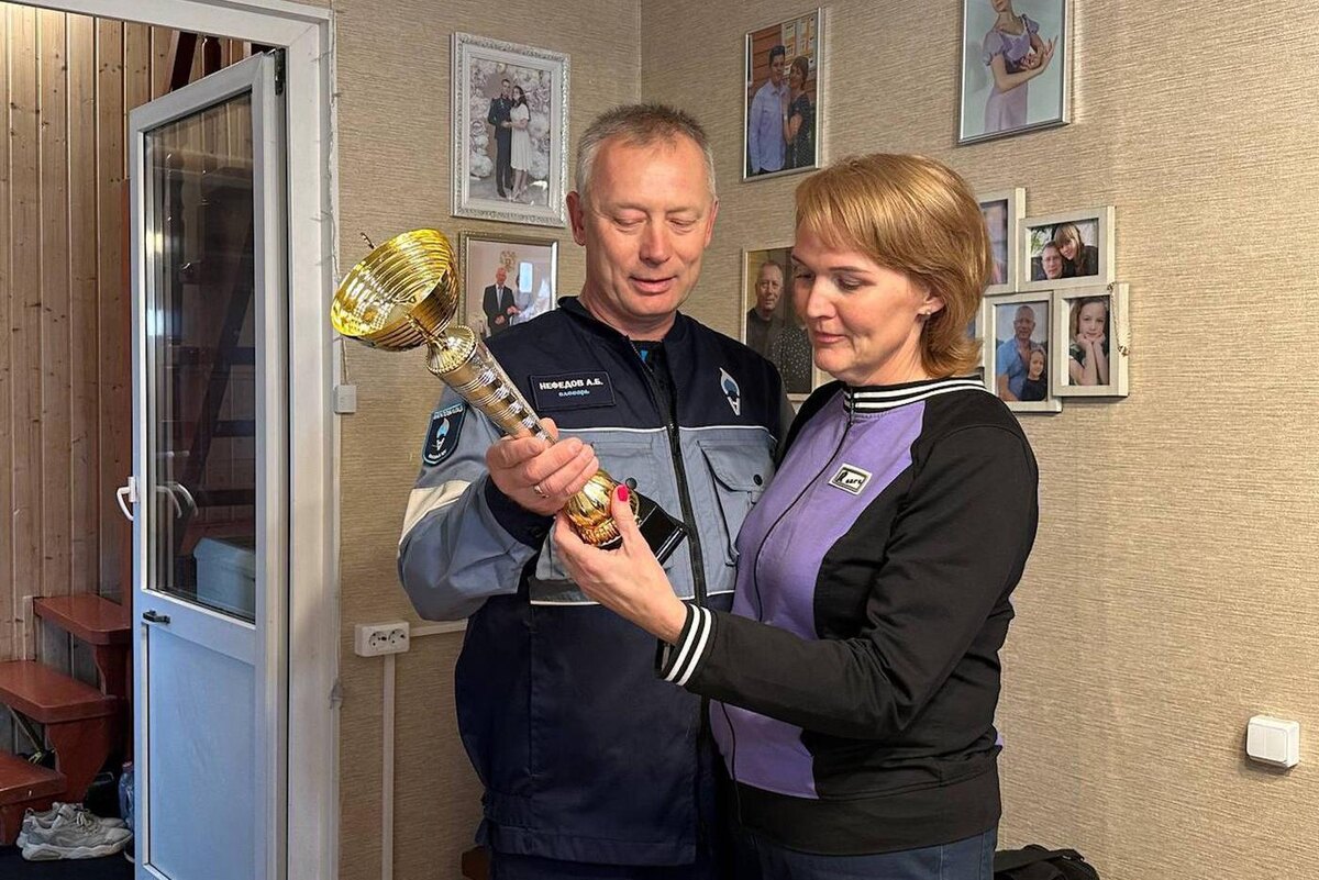 Супруга Андрея Ольга тоже работает в "Мособлгазе". Пресс-слежба Мособлгаза 