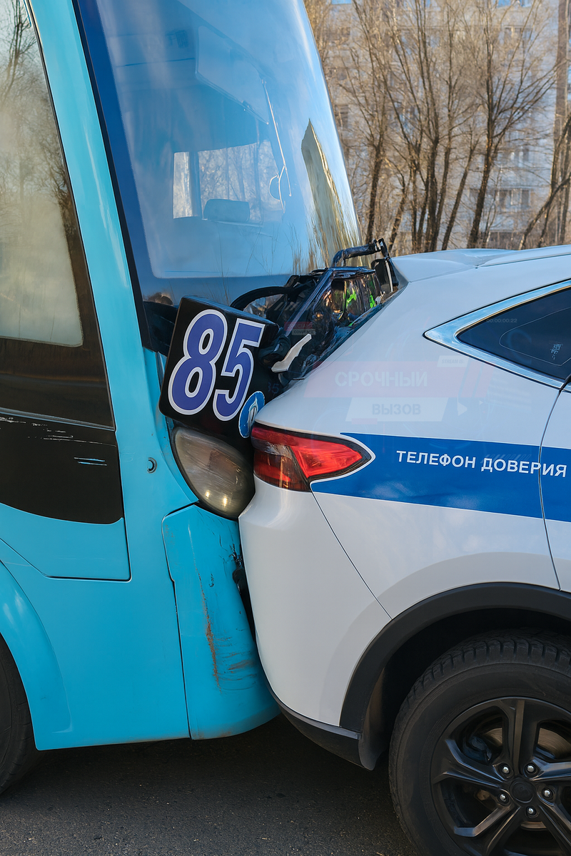 Фото с места ДТП.