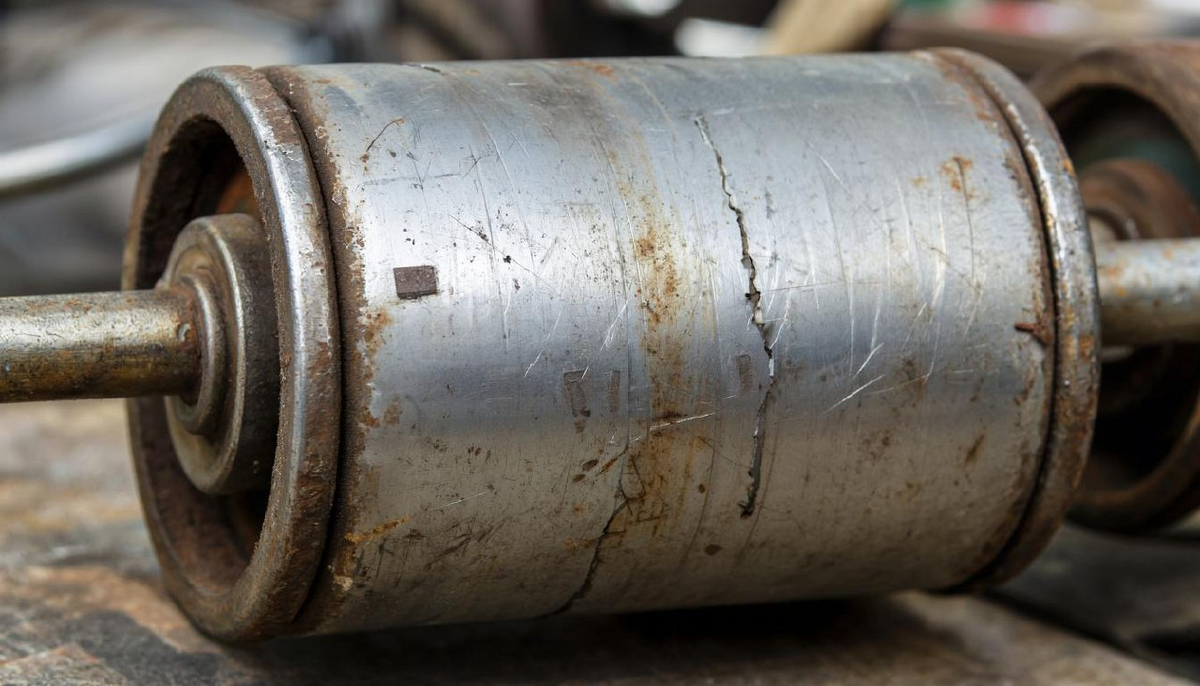 Ролик, не выдержавший рывков