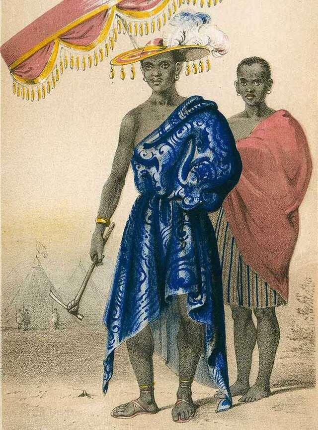 Король Гизо, изображенный капитаном Форбсом