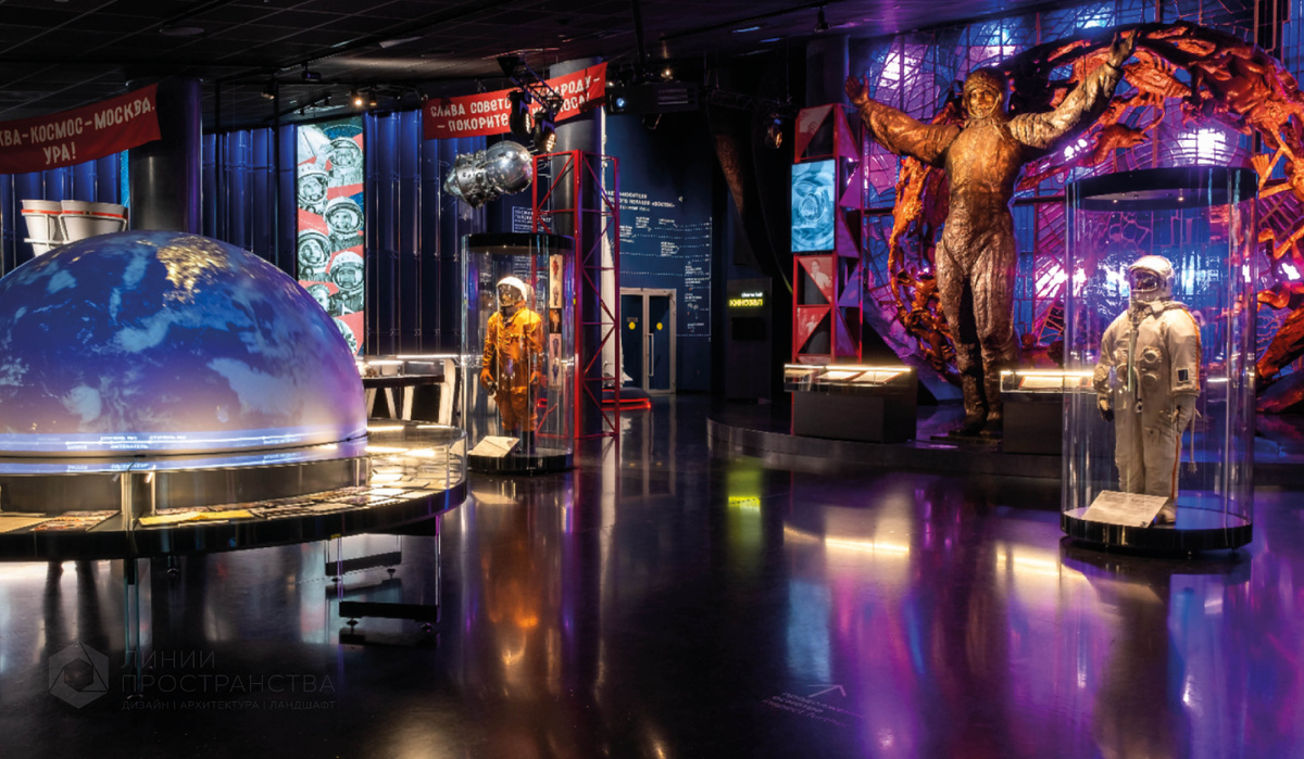 Экспозиция в Музее космонавтики