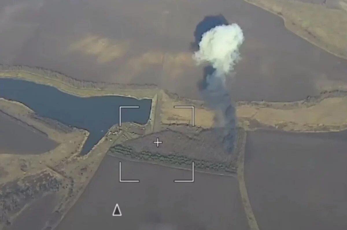    Поражение ракетами мест скопления ВСУ под Варваровкой сняли с воздуха