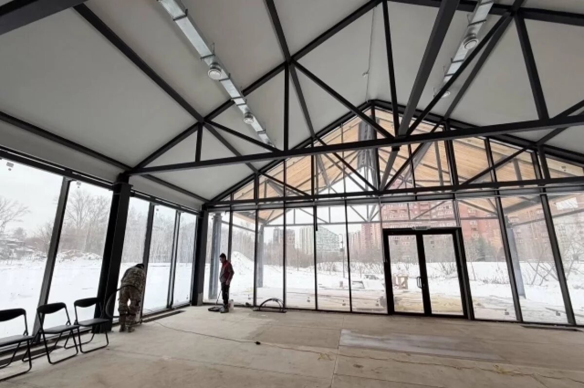    В Новосибирске продолжается строительство парка «Каменка»