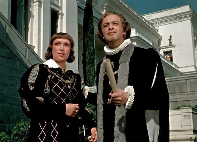 Кадр из фильма «Двенадцатая ночь» (1955). Скриншот.