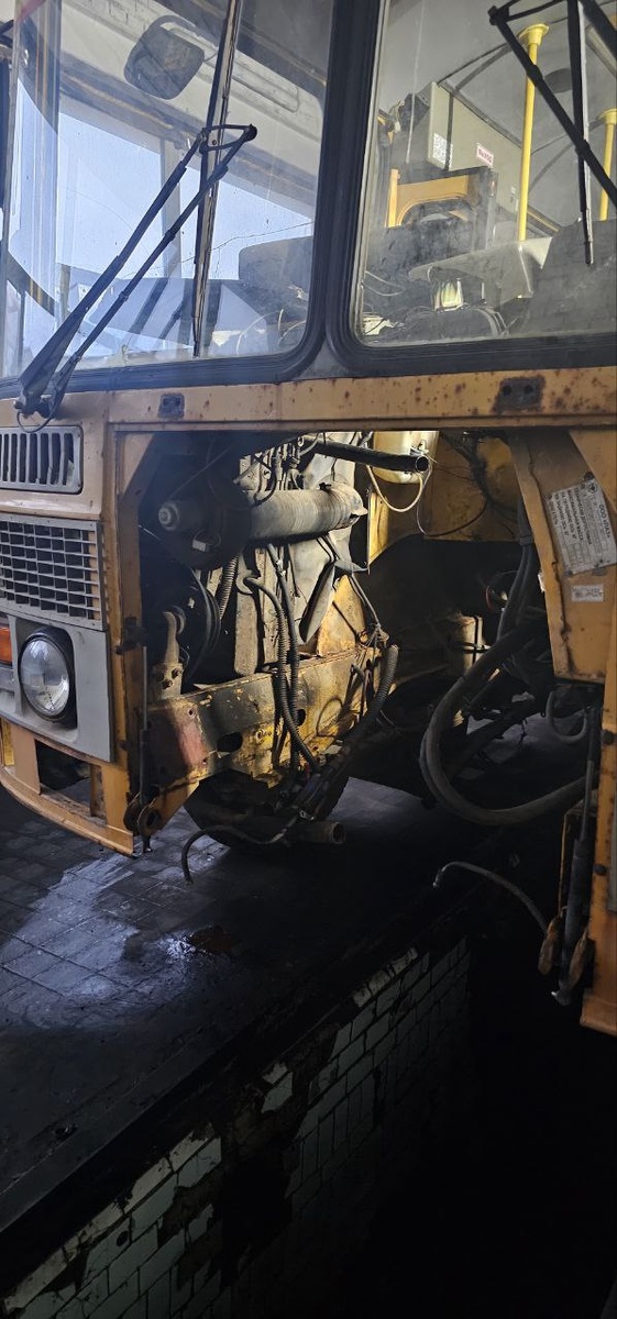 ПАЗ без двигателя — подготовка к капремонту