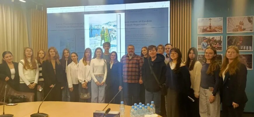 Студенты Домжура в редакции "Комсомольской правды".