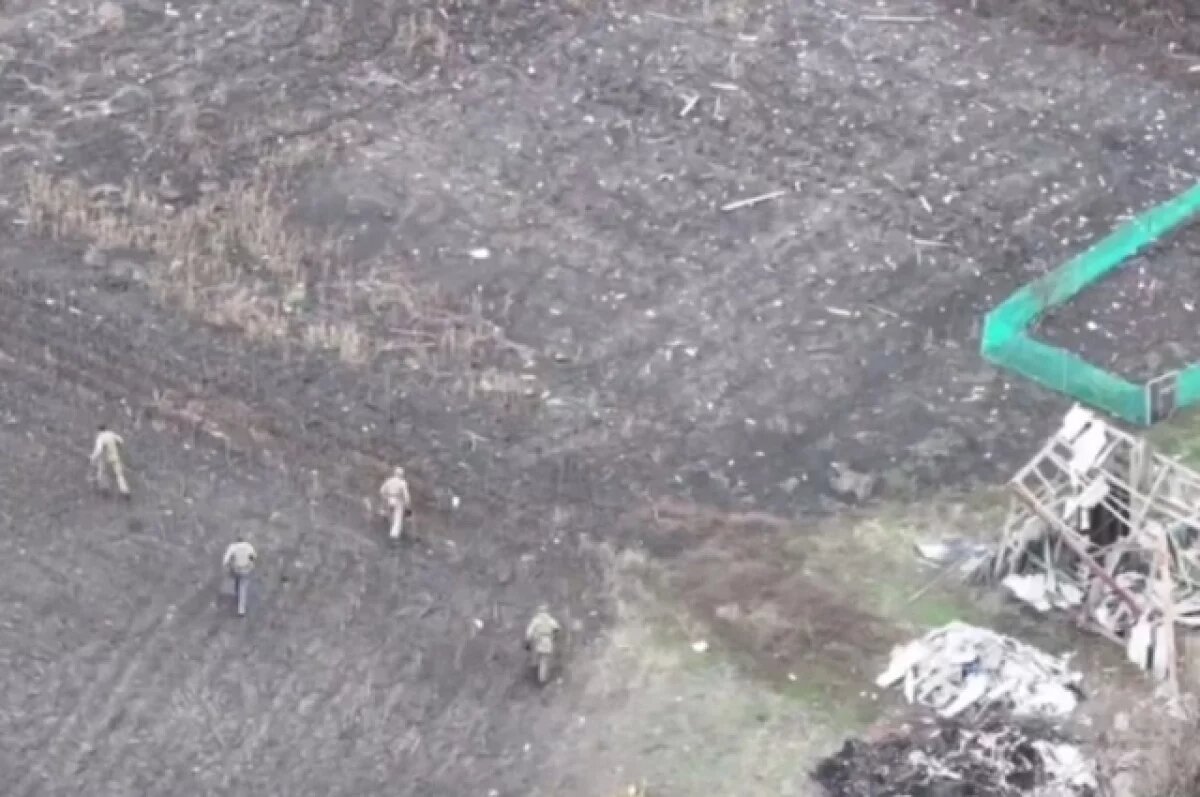    Опубликованы кадры бегства боевиков ВСУ из Успеновки под Гуляйполем