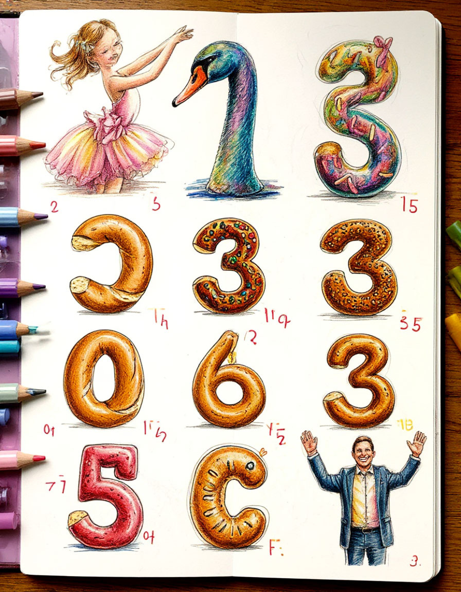 Цифра — это не абстрактный значок. Это персонаж со своим характером! Оживите их, и ребенок будет водить с ними дружбу, а не бояться.