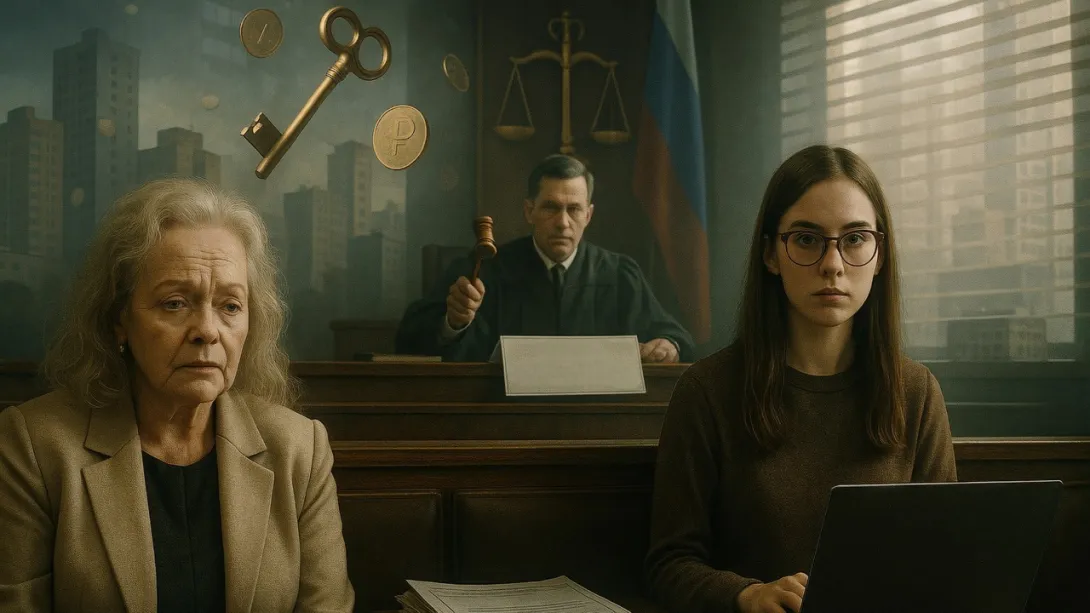 Россияне пытаются понять, на основании чего Долиной и другим пенсионеркам стали возвращать квартиры
Фото:
Виталий Халевин / сгенерировано нейросетью Al