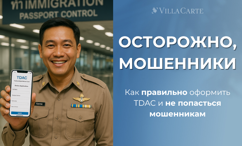 TDAC — электронная карта прибытия в Таиланд: как заполнить правильно и не попасться мошенникам