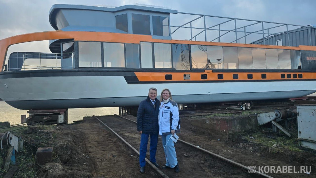 Спуск на воду судна "Минин" проекта ПКС 40.2 / Фото: "Велесгард", ООО  📷
