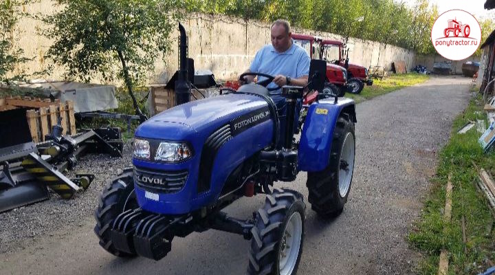 Тест-драйв мини-трактора Lovol-244. Фото автора.