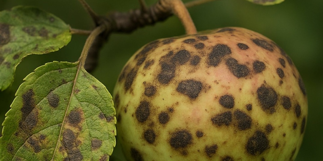 Как и чем обработать яблоню от парши в ноябре