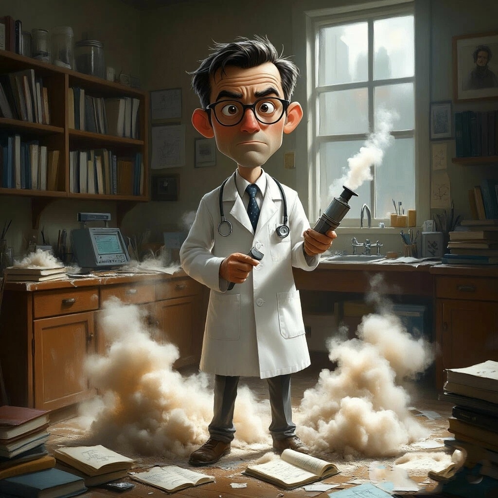 Визуально пыльность присутствует, но замеры говорят о безопасной концентрации, коллеги.