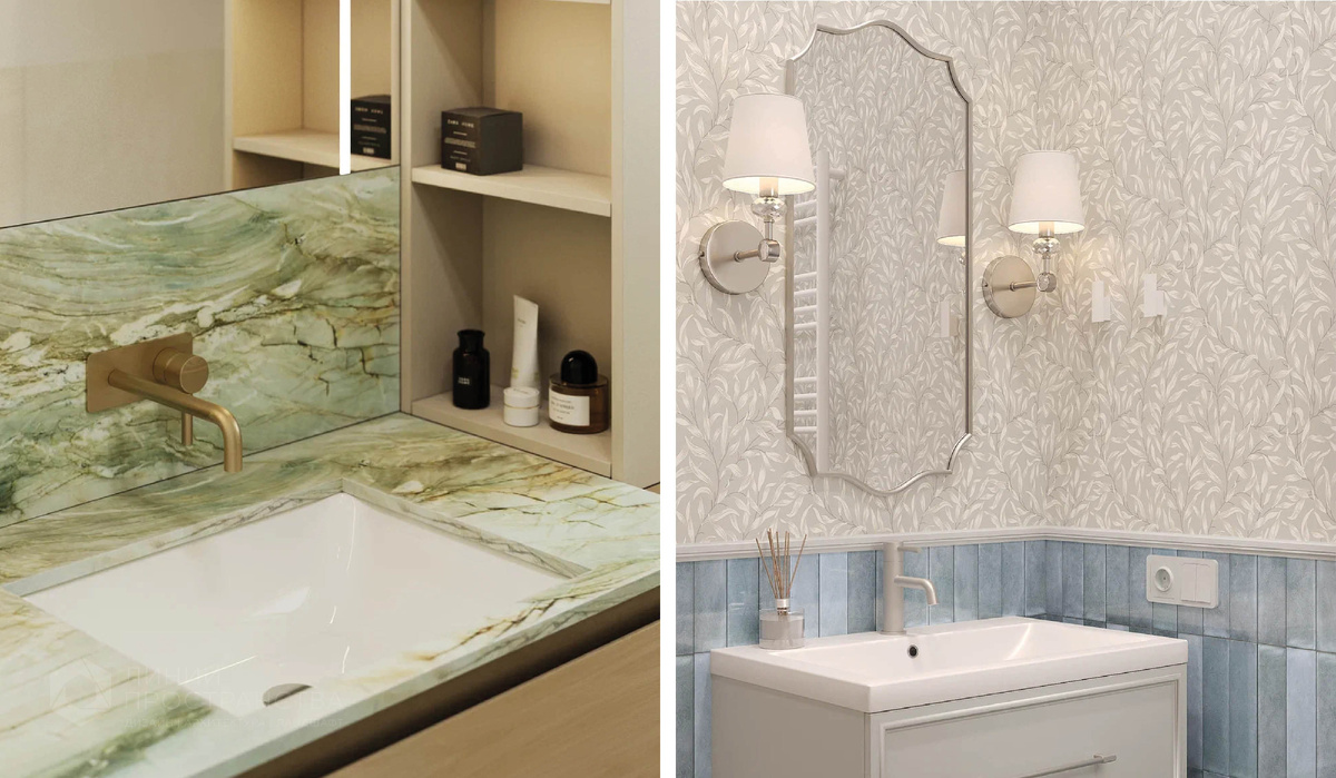 Дизайн санузлов от студии архитектуры и дизайна Линии Пространства