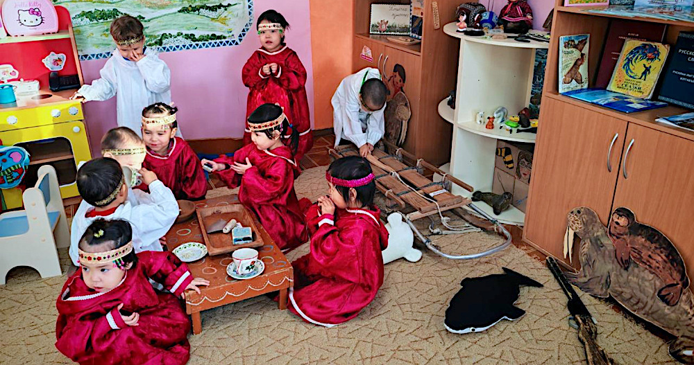 Билингвальная группа. Фото предоставлено окружным департаментом образования и науки. Источник: prochukotku.ru