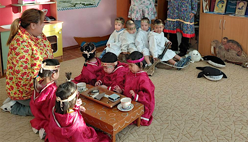 Билингвальная группа. Фото предоставлено окружным департаментом образования и науки. Источник: prochukotku.ru