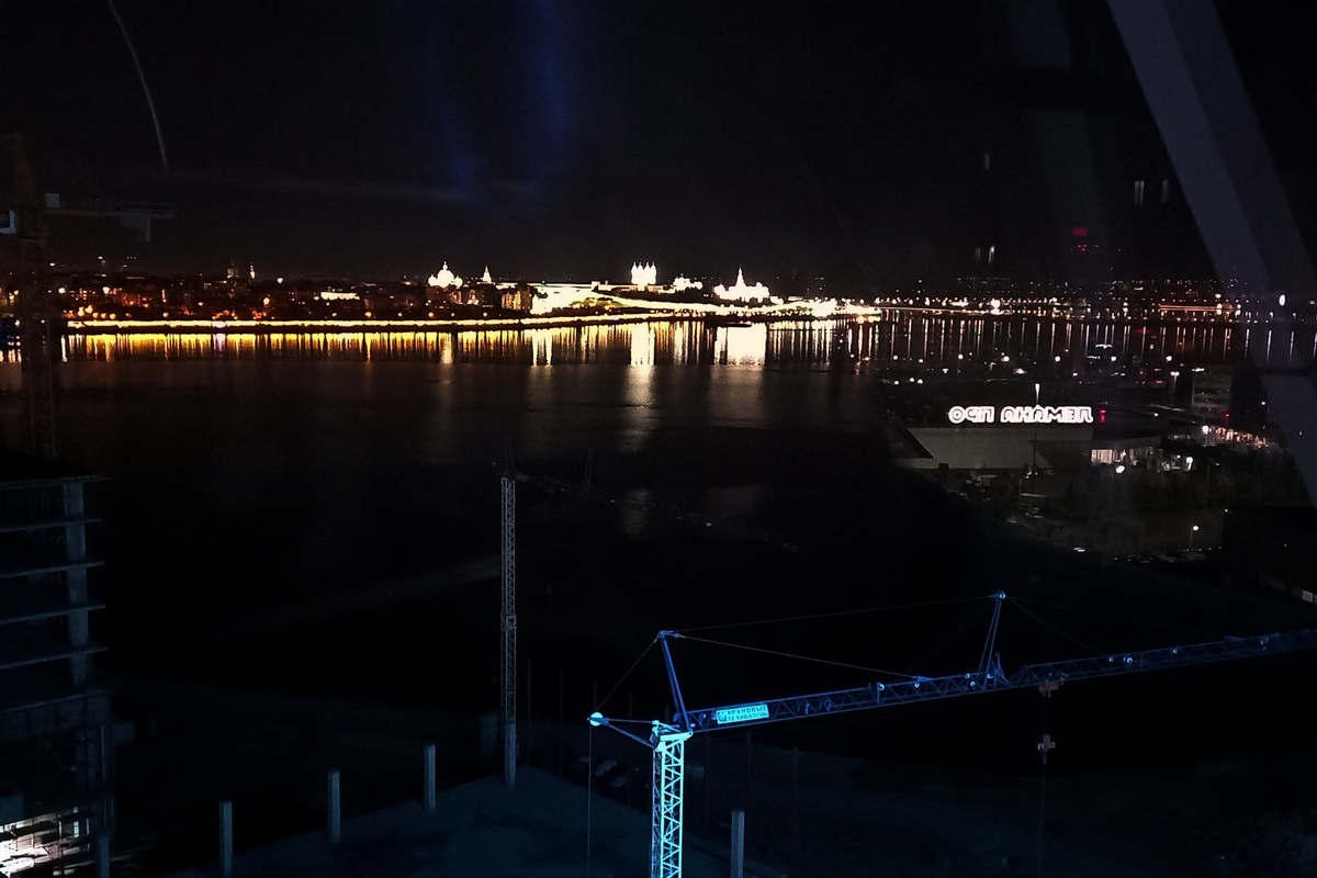 Вид на Казанский кремль с колеса обозрения. Фото автора