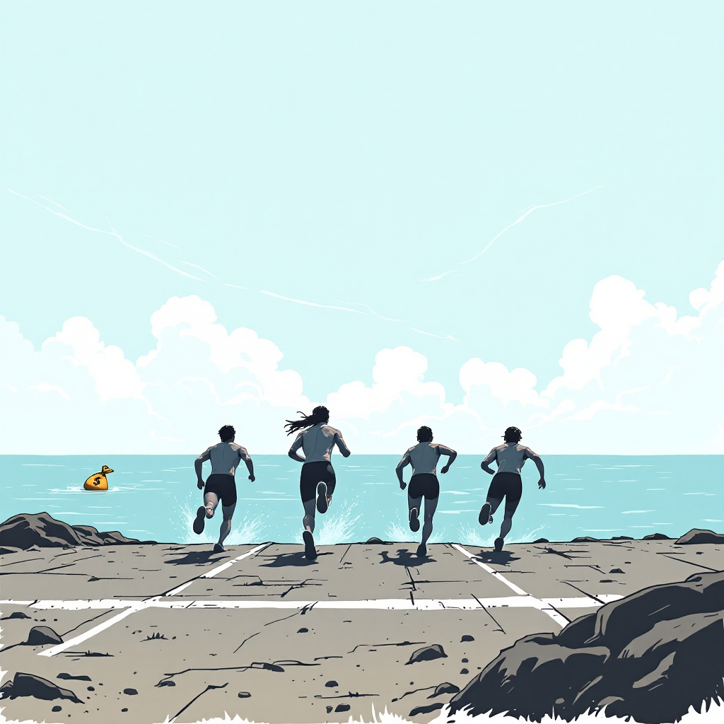 ИИ на тему "4 старта"