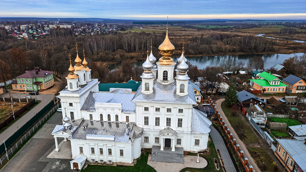Воскресенский Собор с высоты птичьего полета 