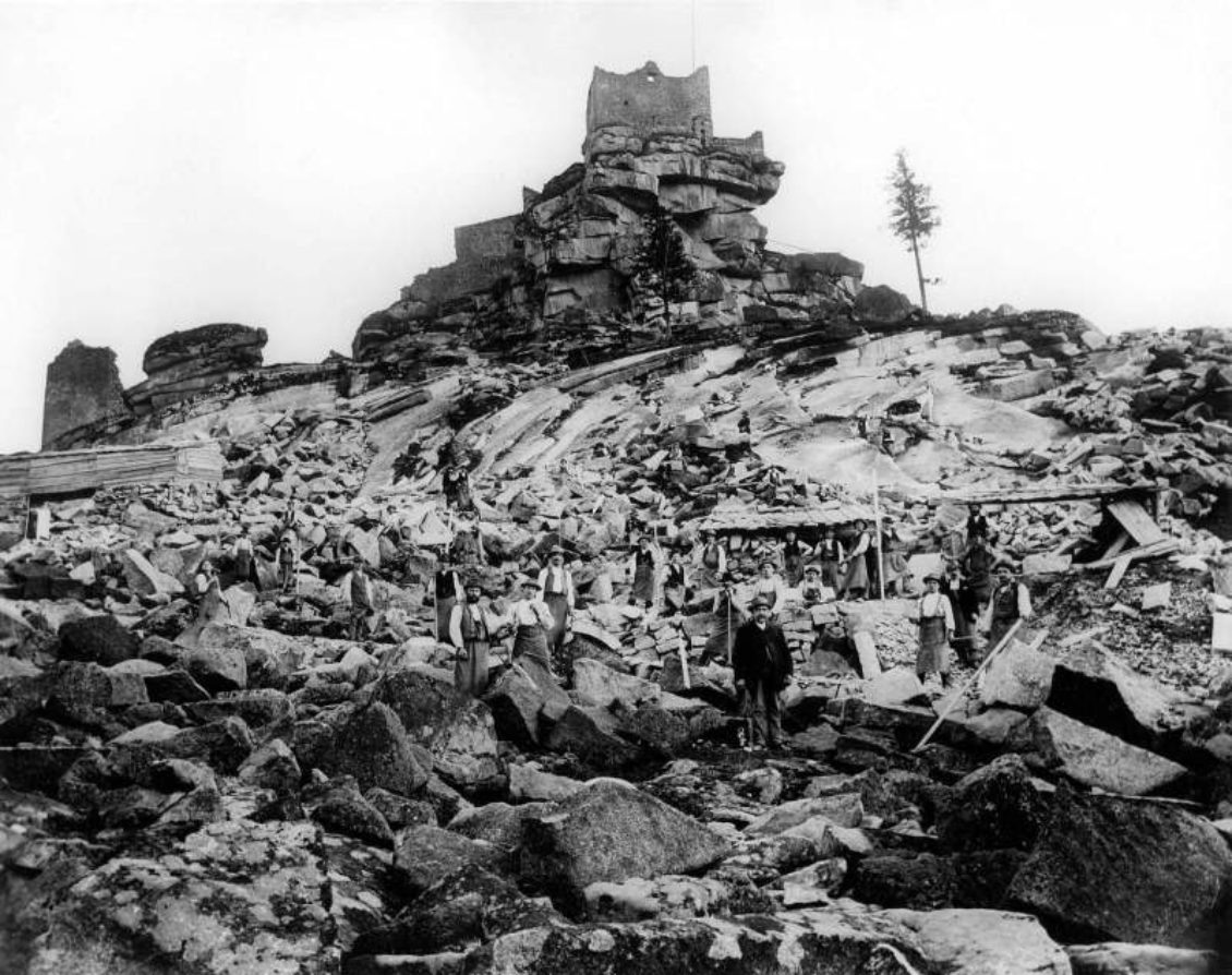 Каменоломни Флоссенбюрг за несколько лет до войны