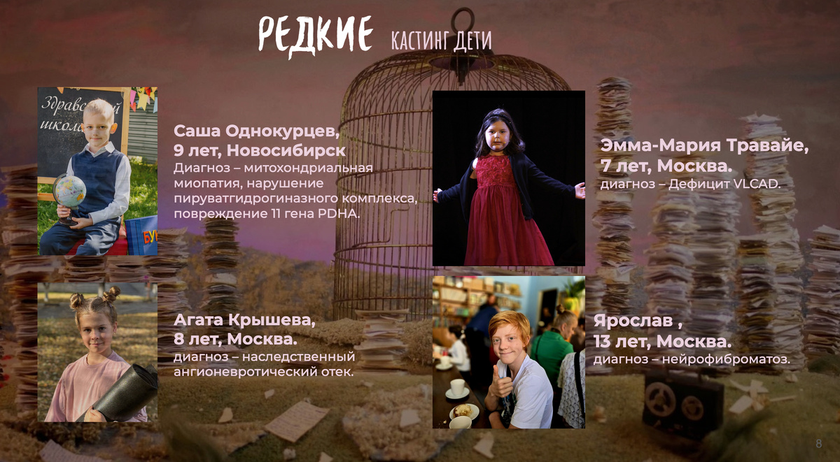 Утвержденный кастинг сериала «Редкие»