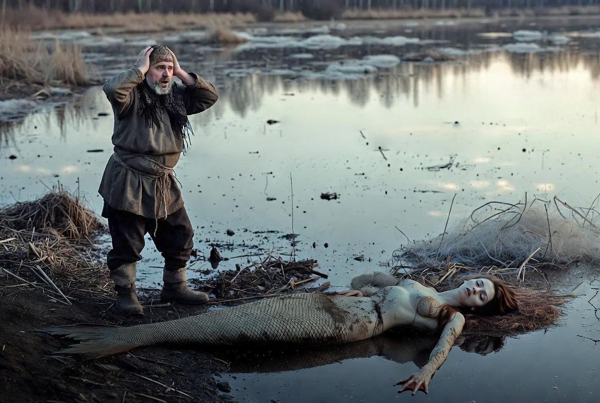 Наяда на берегу озера