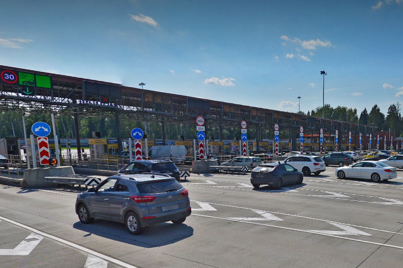 Пункты взимания платы на М-11