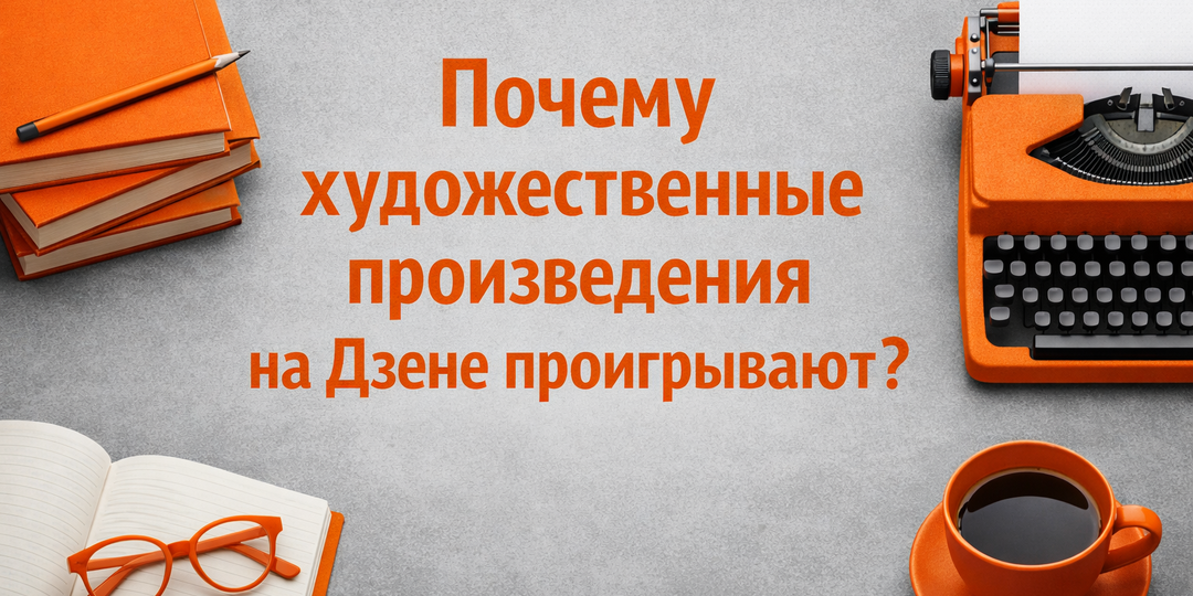 Почему художественные произведения на Дзене проигрывают?