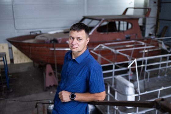     Александр Морев, генеральный директор «Верфь Лотос & Morev ship» / Фото: Александр Подгорчук, издание Клопс, CC 4.0.