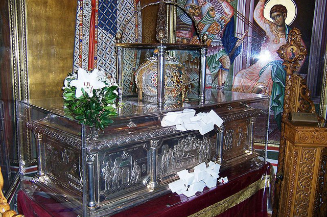    Рака с мощами святого Дмитрия Солунского. Фото: Commons.wikimedia.org