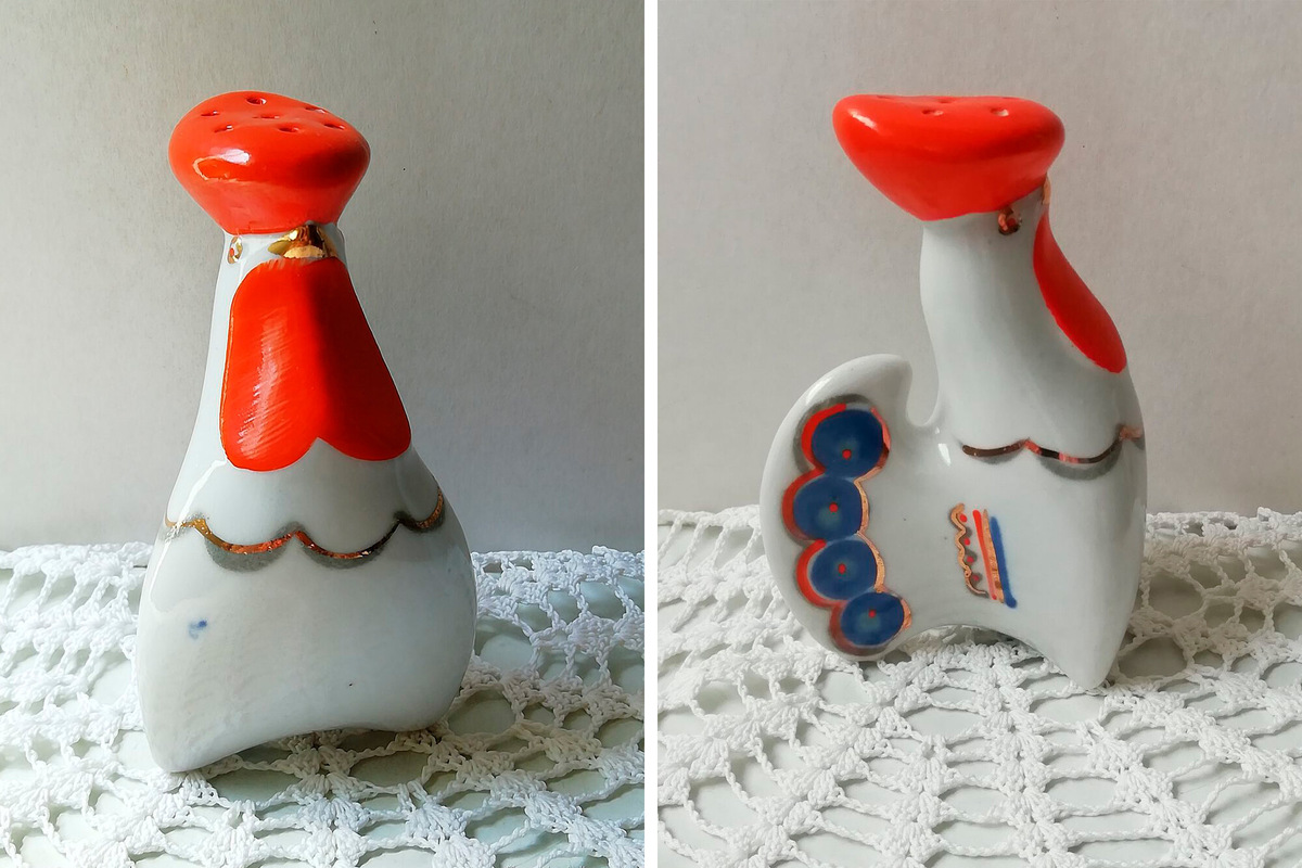 Винтажная солонка «Петушок», LiveMaster